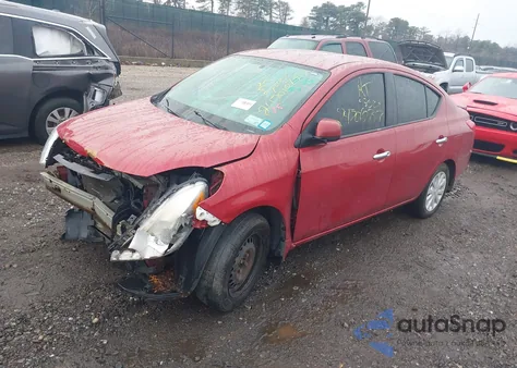 2014 Nissan Versa 1.6 Sv из США, поврежденный, VIN 3N1CN7AP4EL822106